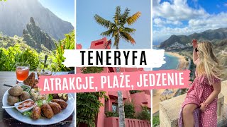 Teneryfa  Co warto zobaczyć  TOP ATRAKCJE I PLAŻE  Wyspy Kanaryjskie  Masca  Jedzenie  VLOG [upl. by Annawek]