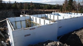 Polycrete Big Block 1600 Insulated Concrete Forms ICF  Installation Video [upl. by Adabel]