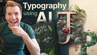 Can AI Art Create Beautiful Typography and Fonts [upl. by Snowber]