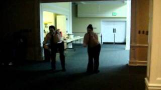 Praise Him in Advance Marvin Sapp Mime Dance [upl. by Zebapda]