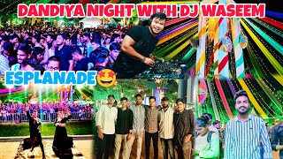 DANDIYA NIGHT WITH DJ WASEEM 🎧 ESPLANADE🤩DJ KING 👑ODIA VLOG😇 10K CHALLENGE😍JAJPUR TOKA♥️ [upl. by Birk]