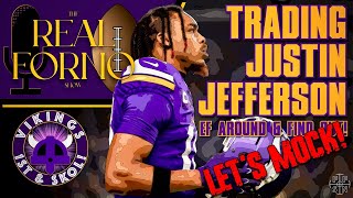 Trading Justin Jefferson  A Minnesota Vikings Mock Draft Exercise [upl. by Drews837]