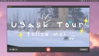 Tour of the University of Saskatchewan USask Tour Vlog 🇨🇦📚🏫 [upl. by Reiter646]