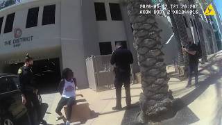 Police Body Cam La Mesa PD officer Sandlin present during controversial arrest of Amaurie Johnson [upl. by Morena]