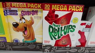 Fruit Snacks At Walmart  Jan 2019 [upl. by Melia226]