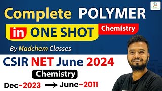 Polymer chemistry for csir net chemical science  physical chemistry for csir net gate set exams [upl. by Yelsna]