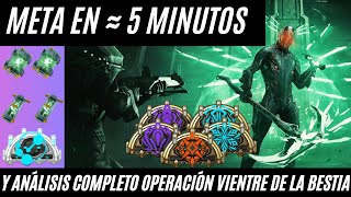 META MODO ASCENSIÓN  OPERACIÓN VIENTRE BESTIA  TRIZAS VOLÁTILES VESTIGIALES  WARFRAME JADE Y MÁS [upl. by Nnylakcaj]