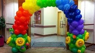 COMO HACER ARCOS DE GLOBOS [upl. by Shayn]