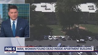 Man woman found dead inside Annandale apartment building [upl. by Ydnerb]