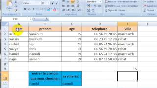 excel darija recherche recherchev  rechercheh [upl. by Peednama497]