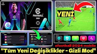 Sonunda eFootball™ 2024 Mobil Geldi Tüm Yeni Değişiklikler ve Gizli Özellikler Stadyum 😍🔔 [upl. by Lewiss311]