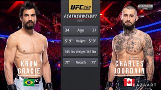 KRON GRACIE VS CHARLES JOURDAIN FULL FIGHT UFC 288 [upl. by Norbert]