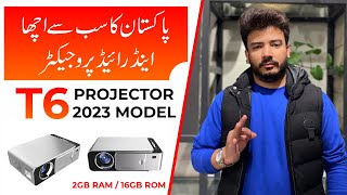 🔥 Android T6 Projector  2gb 16gb 🔥 30000 Hours Lamp Life  Update 10🔥 Latest Model Best [upl. by Rogerio]