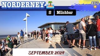 Norderney Inselmomente in der Innenstadt und Partymomente an der Milchbar Island life 2024 [upl. by Earlie]