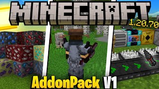 V1 DO MEU ADDONPACK PARA MINECRAFT PE 12070 [upl. by Hecker]