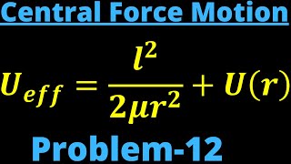 Effective Potential and The stability of the Circular orbit [upl. by Ayela]