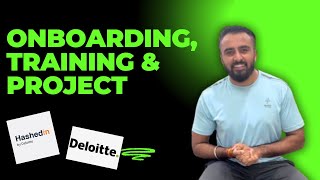 ONBOARDING TRAINING amp PROJECT ALLOCATION FLOW  Hashed IN by Deloitte Deloitte [upl. by Eyoj329]