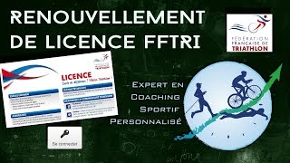 Renouvellement de licence de triathlon [upl. by Mhoj]