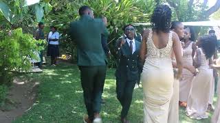 Heee pasi pandimedzaShamwari dzandinyengedza haaaa JP muhombe Vimbai and Tinashe Wedding Day [upl. by Abih305]