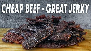 How To Make Great Beef Jerky From A Cheap Cut Of Beef [upl. by Schlicher874]