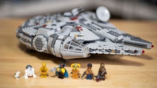 LEGO Star Wars 2019 Millennium Falcon Review  75257 [upl. by Gad782]