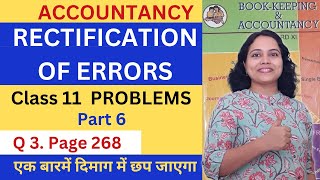 Q 3 page 268 Rectification of errors  11th Rectify the following errors  Maharashtra Board Part 6 [upl. by Akcirahs]