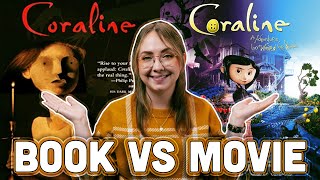 Coraline by Neil Gaiman  📖 BOOK VERSUS MOVIE 🎥 [upl. by Nitsirc]