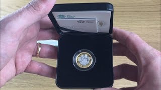 PIEDFORT SILVER PROOF £1 COIN FROM 2017  ROYAL MINT  2018 VIDEO [upl. by Annovahs]