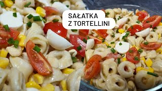 Pomysł na szybką sałatkę z tortellini mozzarellą i warzywami Sałatka idealna na każdą okazję [upl. by Alcock95]