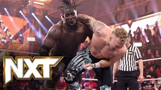 Oba Femi vs Myles Borne  NXT Men’s Breakout Tournament NXT highlights Dec 12 2023 [upl. by Stoneman]