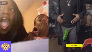 C🥒cumber Prank On Monkey App🥒 Rizz Glitch [upl. by Ydnirb825]