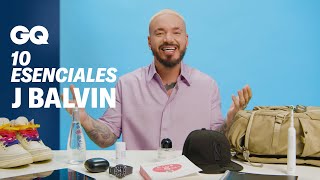 J Balvin 10 cosas sin las que no puede vivir  10 Esenciales  GQ España [upl. by Cherice687]