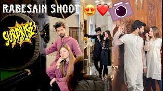 RABESAIN SHOOTING TOGETHER🤩❤️SURPRISE FOR FANS🔥 VLOG BY RABEECA KHAN [upl. by Tana]