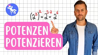 Potenzen potenzieren  Potenzen mit gleicher Basis berechnen [upl. by Nnaarual944]