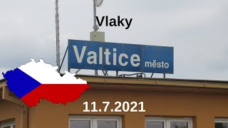 Vlaky  Valtice město  1172021 [upl. by Ramyaj]