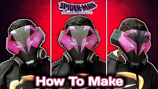 How To Make Prowler Mask With Cardboard  DIY Earth 42 Prowler Mask [upl. by Alberta317]