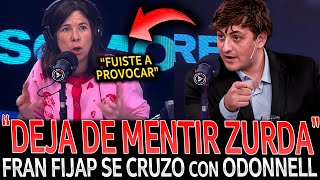 ¡EL LIBERTARIO FRAN FIJAP se CRUZÓ con ODONNELL en VIVO tras la AGRESIN de los ZURDOS [upl. by Onidranreb]