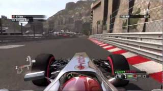 F1 2011 Time Trial Monaco WorldRecord 103829 [upl. by Fanning]