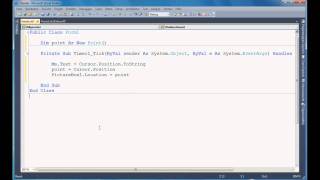 Visual Basic 10 How to move a Picturebox with Mouse [upl. by Bolten]