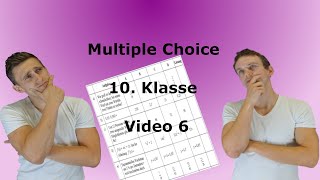 Multiple Choice 10 Klasse  Teil 6Lösung [upl. by Bumgardner]