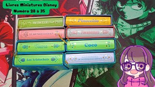 Réception de Mai et Juin  Livres Miniatures Disney N°28 à 35 [upl. by Daloris]