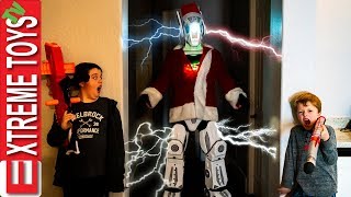 Robo Santa 20 Sneak Attack Squad Vs the Christmas Eve Cyborg [upl. by Ynned114]