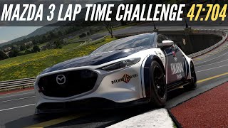 Gran Turismo 7 Lap Time Challenge Alsace Test Course Reverse  Mazda 3 Gr 4 Hotlap 4K [upl. by Eiuol]