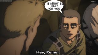 Connie confess his sins to reiner Aot part 3 Reiner and Connie talk [upl. by Nessim]