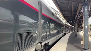 TGV InOui SNCF  Départ dun TGV Océane à Paris Gare de Lyon [upl. by Aurea]