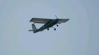 Helio HT295 Super Courier Aerial Demo [upl. by Relly309]