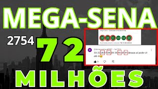 Mega sena 2754 R 7200000000 milhões Como um comentário contribuiu para ganhos de QUADRA [upl. by Iphagenia547]