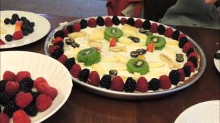 Fruit Pizza Appetizing Be sure to try [upl. by Shaia817]