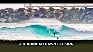 Surfing A Duranbah Beach Dawn Session [upl. by Eikram479]