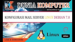 Konfigurasi Mail Server Squirrelmail Linux Debian 7 Virtualbox Part 5 [upl. by Nyrem103]